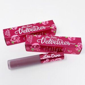LOT 2 Lime Crime TEDDY BEAR Velvetines Liquid Matte Lipstick NEW Disc